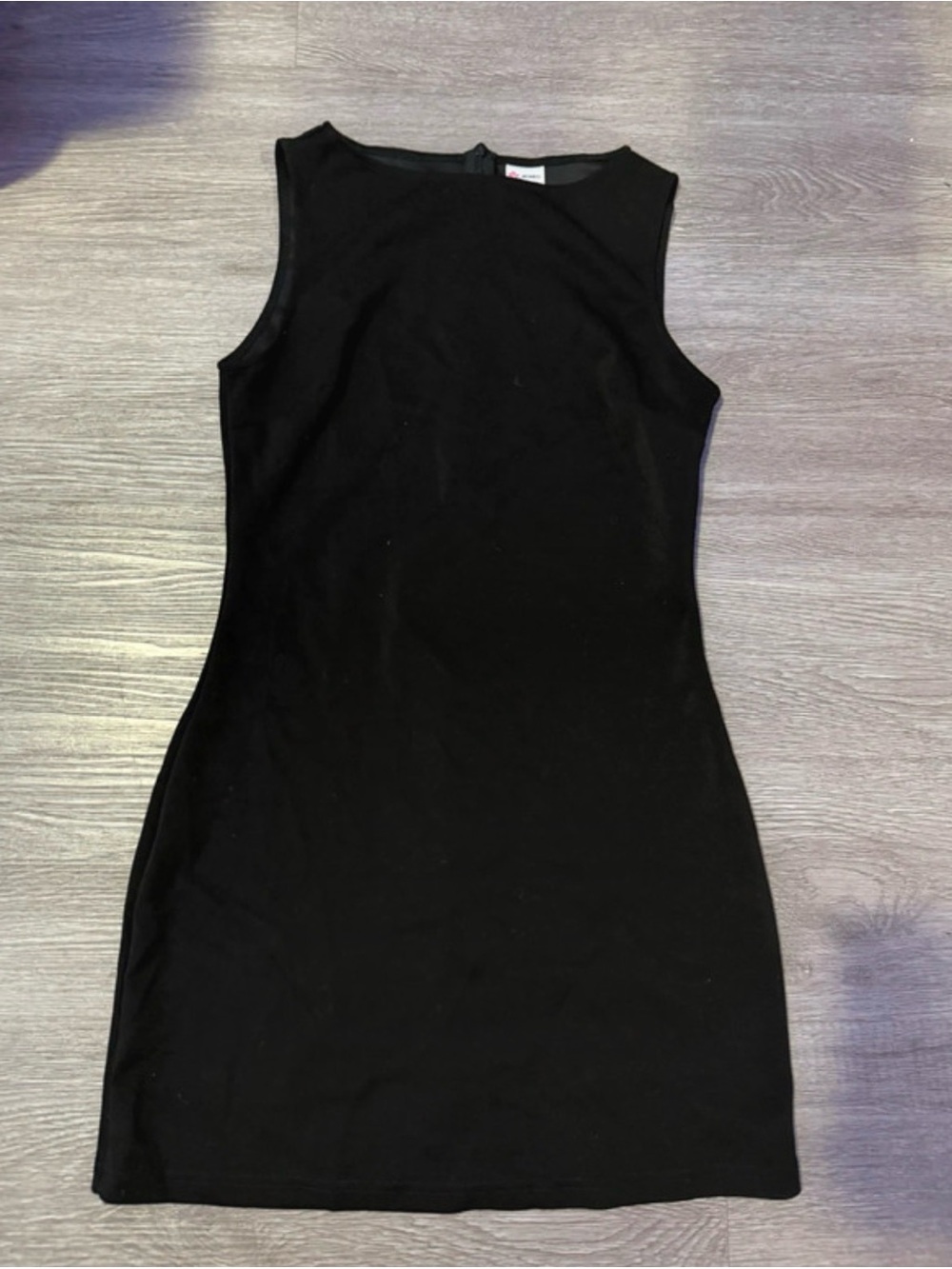 Sleek Black Sleeveless Mini Dress